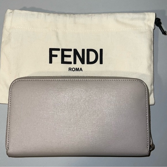 Fendi Elite Crystal Eye Monster Zip Around Wallet Multicolor - Picture 4 of 5